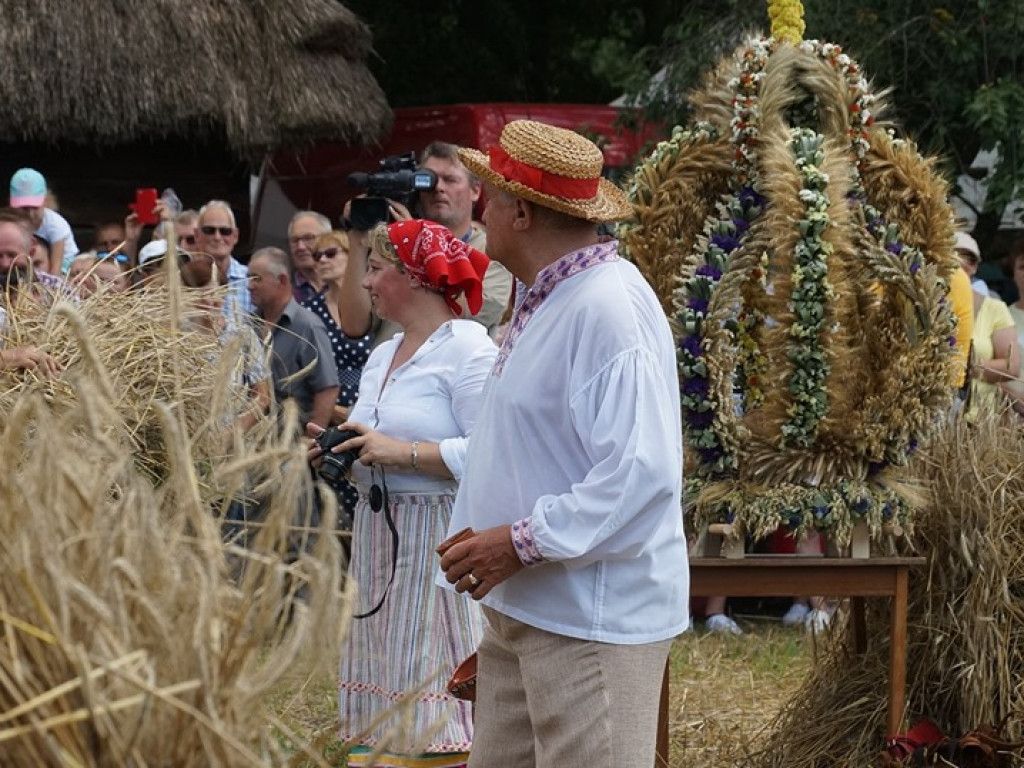 Żniwa w Muzeum Rolnictwa w Ciechanowcu - zdjęcia