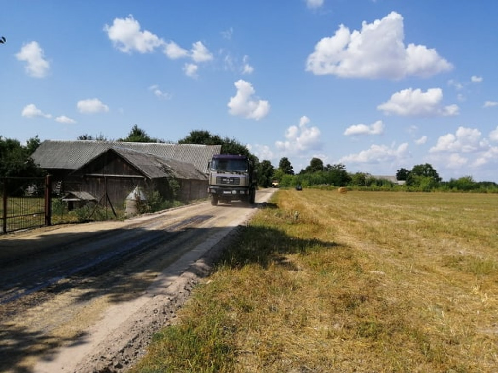 Budowy i remonty dróg w gminie Wohyń