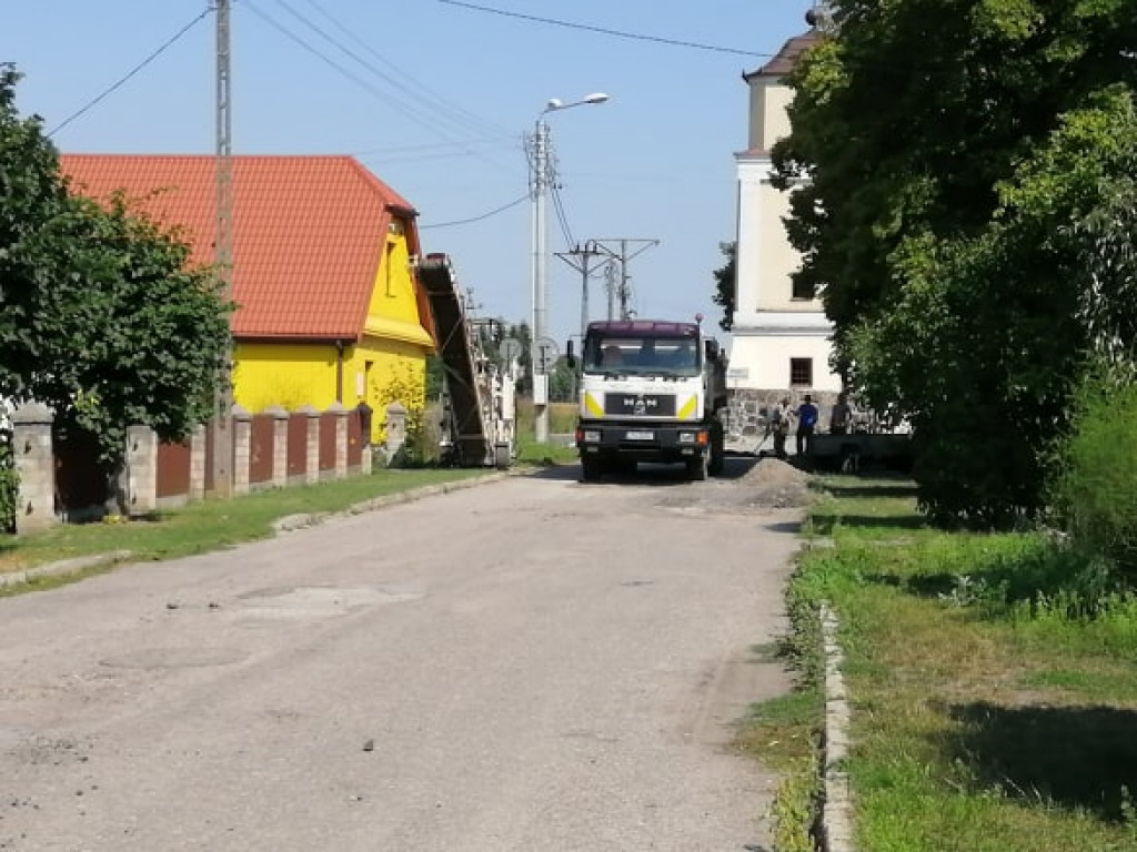 Budowy i remonty dróg w gminie Wohyń