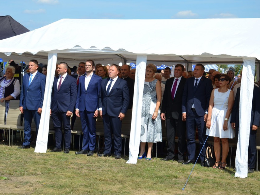 Dożynki w gminie Ulan-Majorat - część oficjalna
