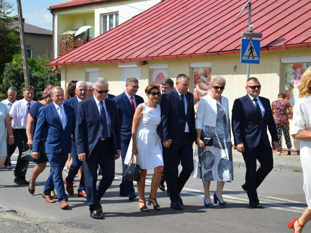 Dożynki w gminie Ulan-Majorat - część oficjalna