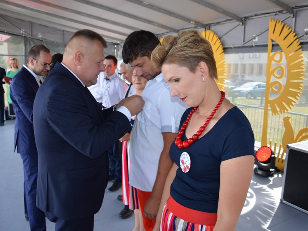 Dożynki w gminie Ulan-Majorat - część oficjalna