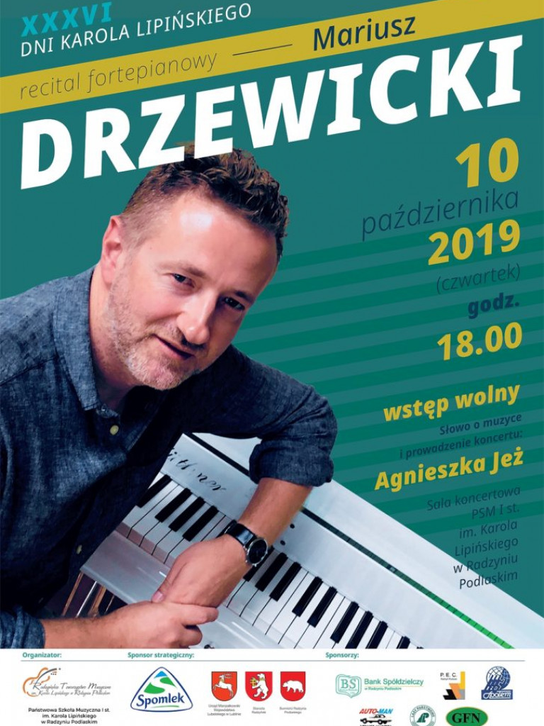 Recital fortepianowy w ramach XXXVI Dni Karola Lipińskiego - zapowiedź