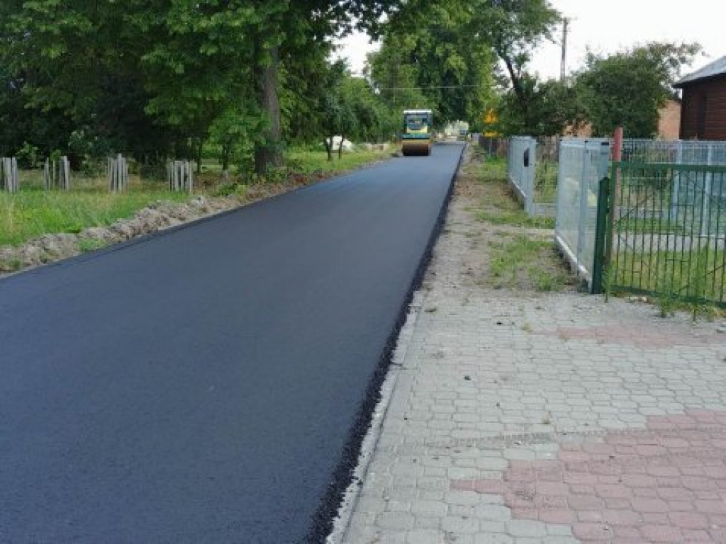 Przebudowa dróg w gminie Wohyń