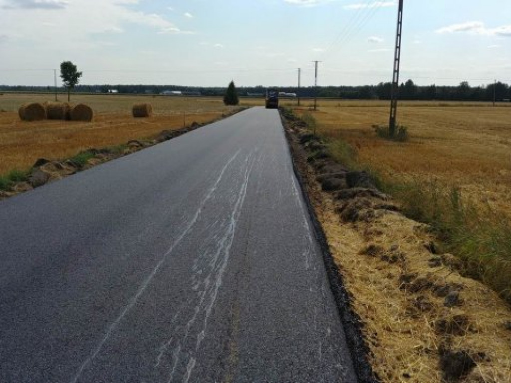 Przebudowa dróg w gminie Wohyń