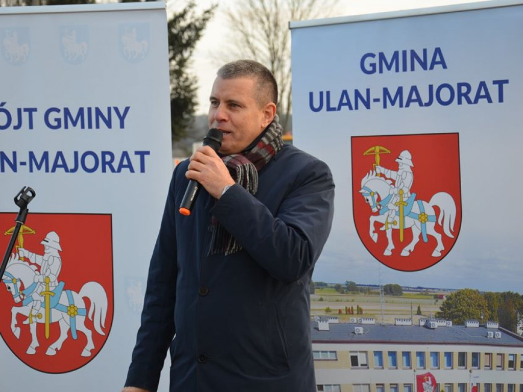 Wmurowanie kamienia węgielnego pod budowę centrum kulturalnego w Sobolach