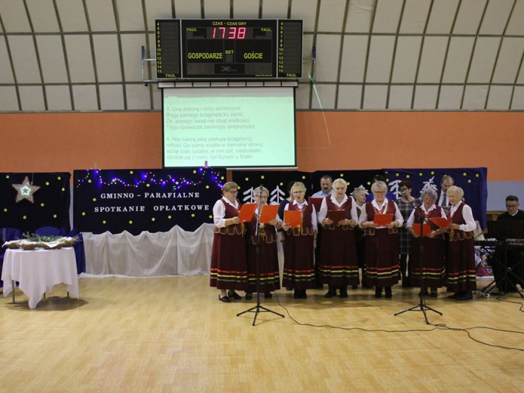 Gminno-parafialne spotkanie opłatkowe w Komarówce P. - zdjęcia
