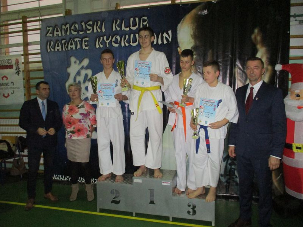 Karatecy z gminy Kąkolewnica na turnieju w Łabuńkach