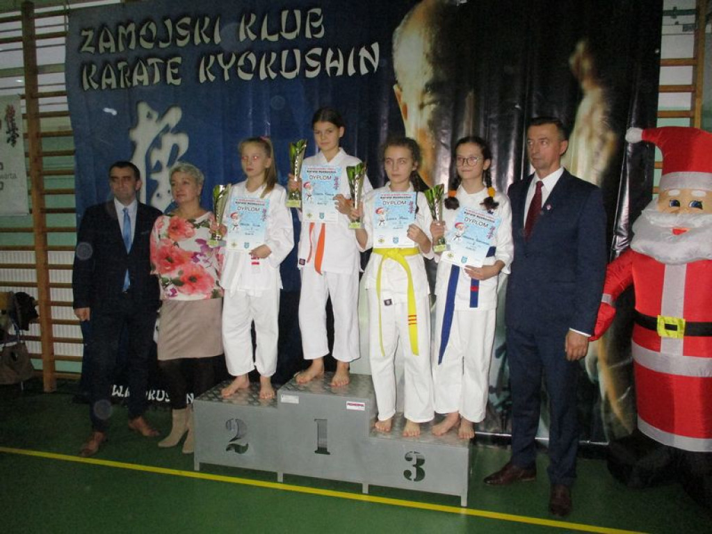 Karatecy z gminy Kąkolewnica na turnieju w Łabuńkach