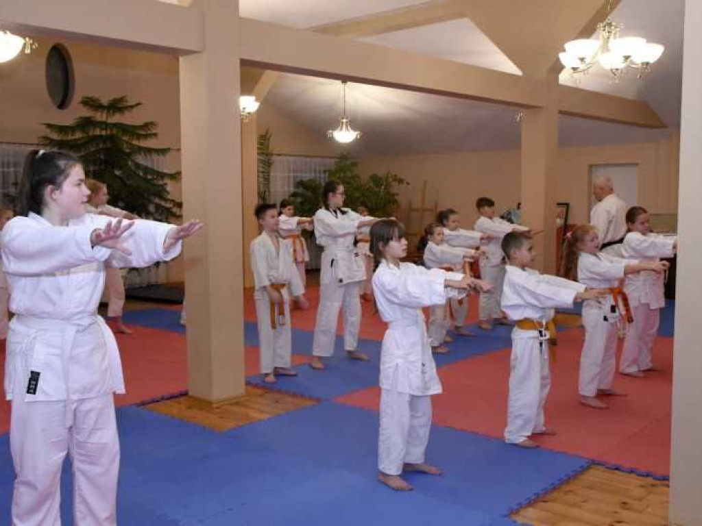 Egzamin w Kąkolewnicy na wyższe stopnie karate