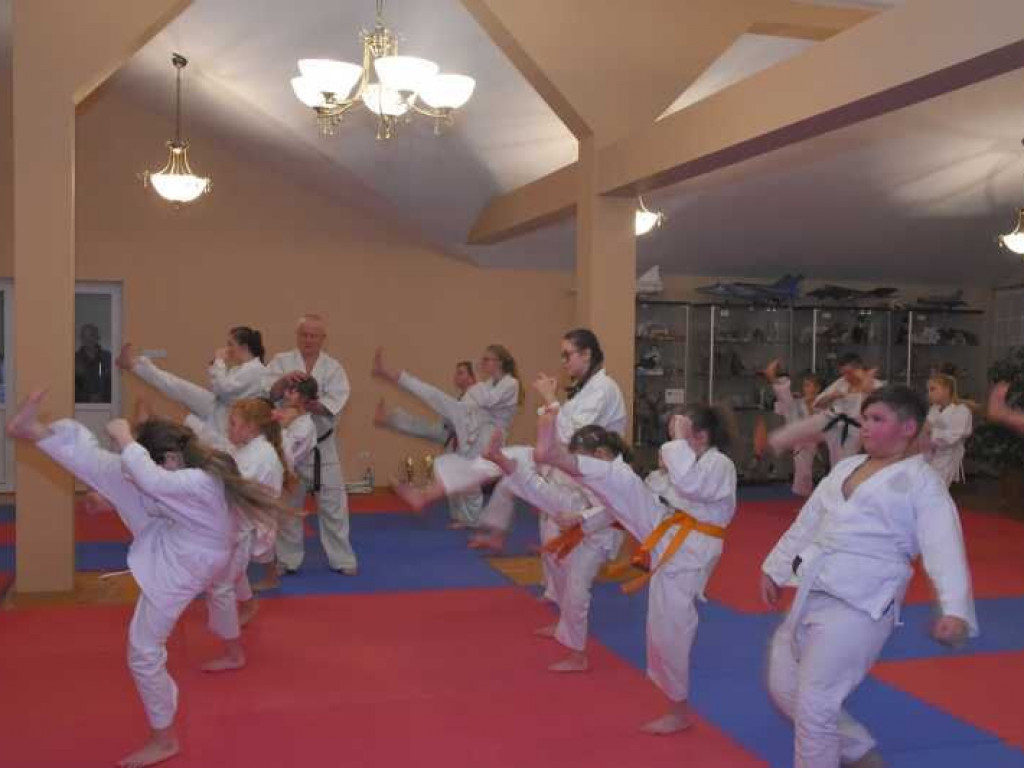 Egzamin w Kąkolewnicy na wyższe stopnie karate