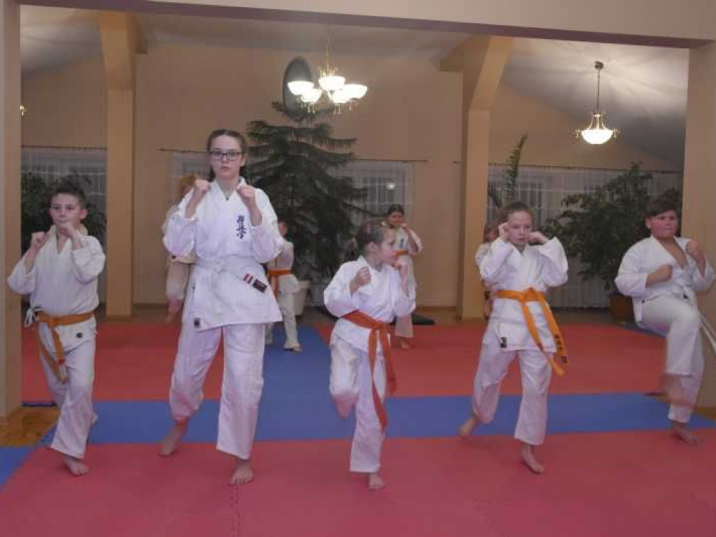 Egzamin w Kąkolewnicy na wyższe stopnie karate