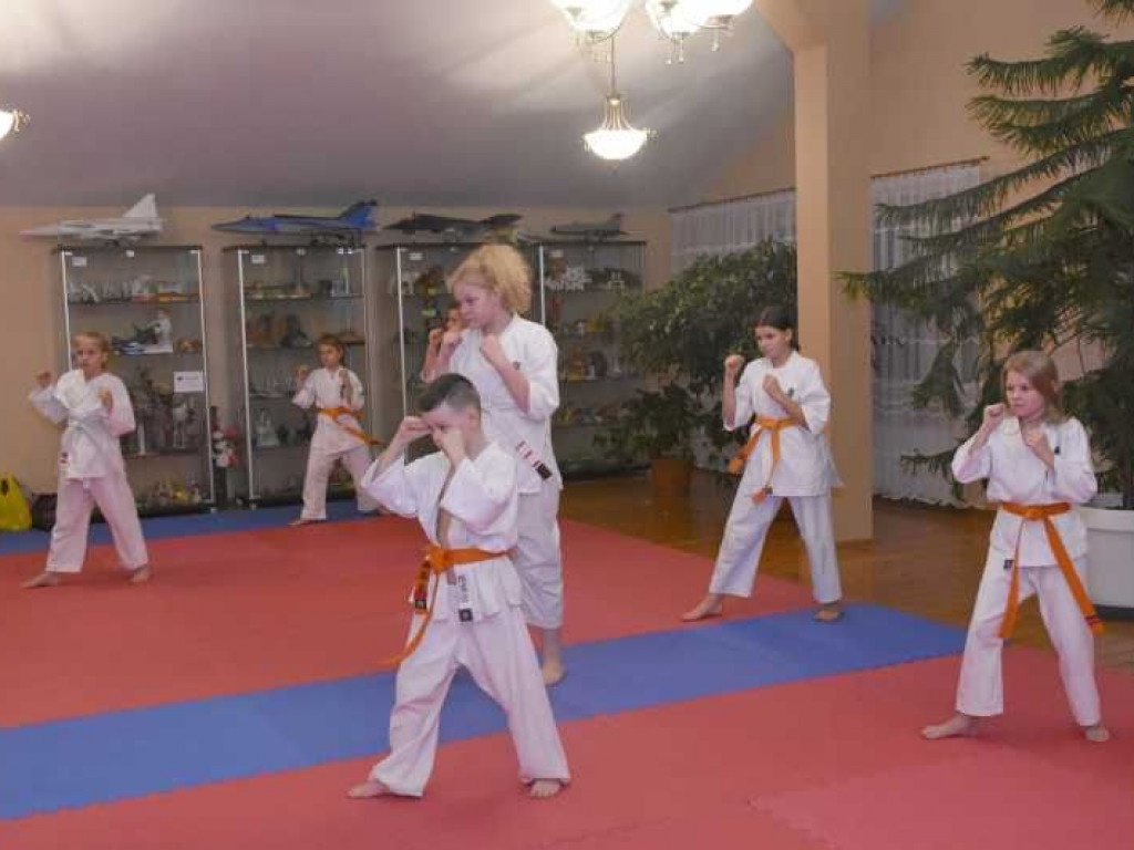 Egzamin w Kąkolewnicy na wyższe stopnie karate