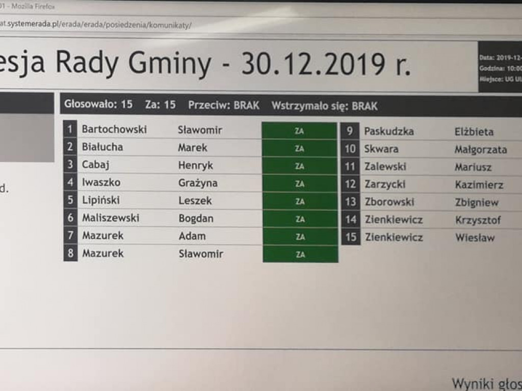 Sesja Rady Gminy Ulan-Majorat - planowane inwestycje