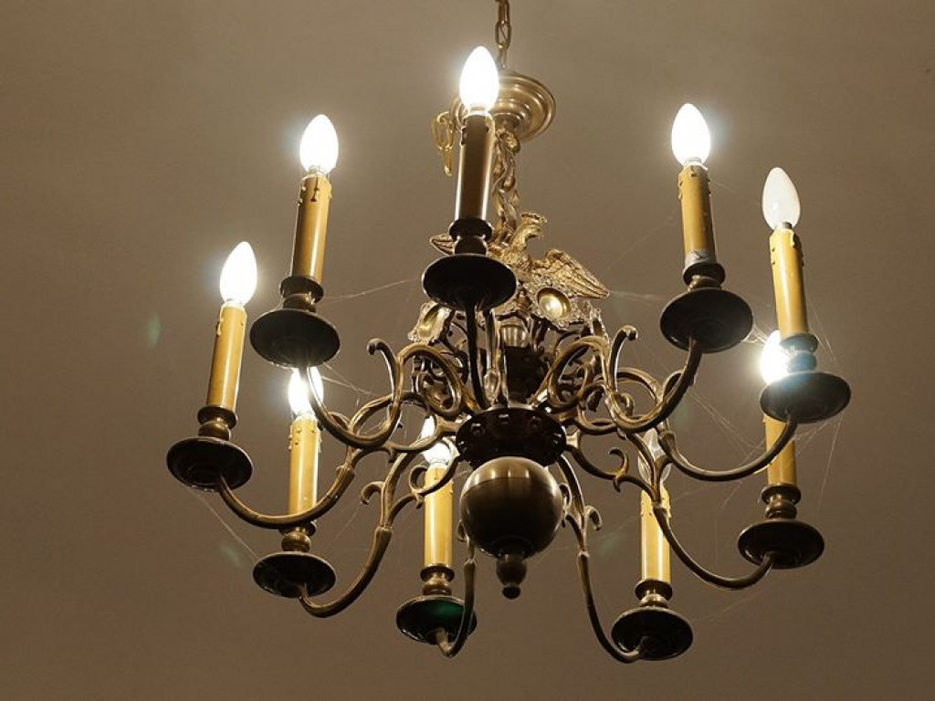 Radzyński pałac wieczorem