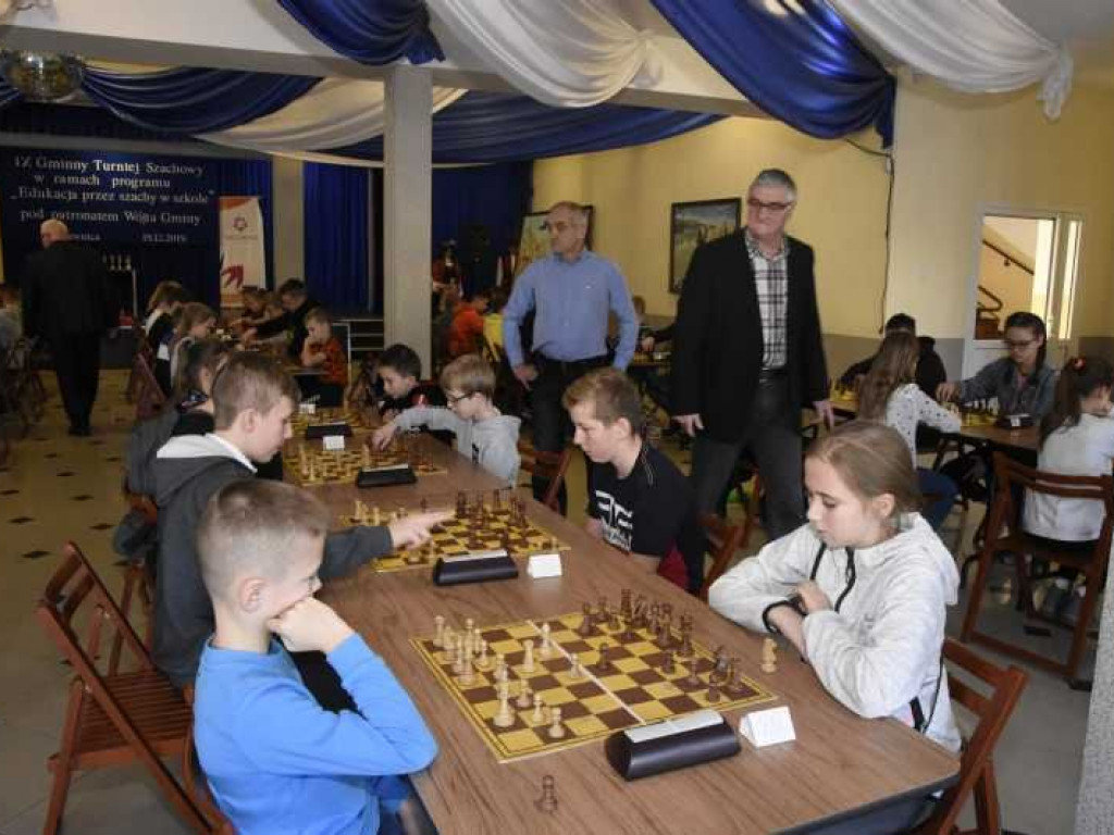 Turniej szachowy w Kąkolewnicy