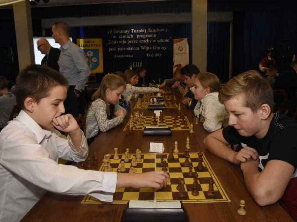 Turniej szachowy w Kąkolewnicy