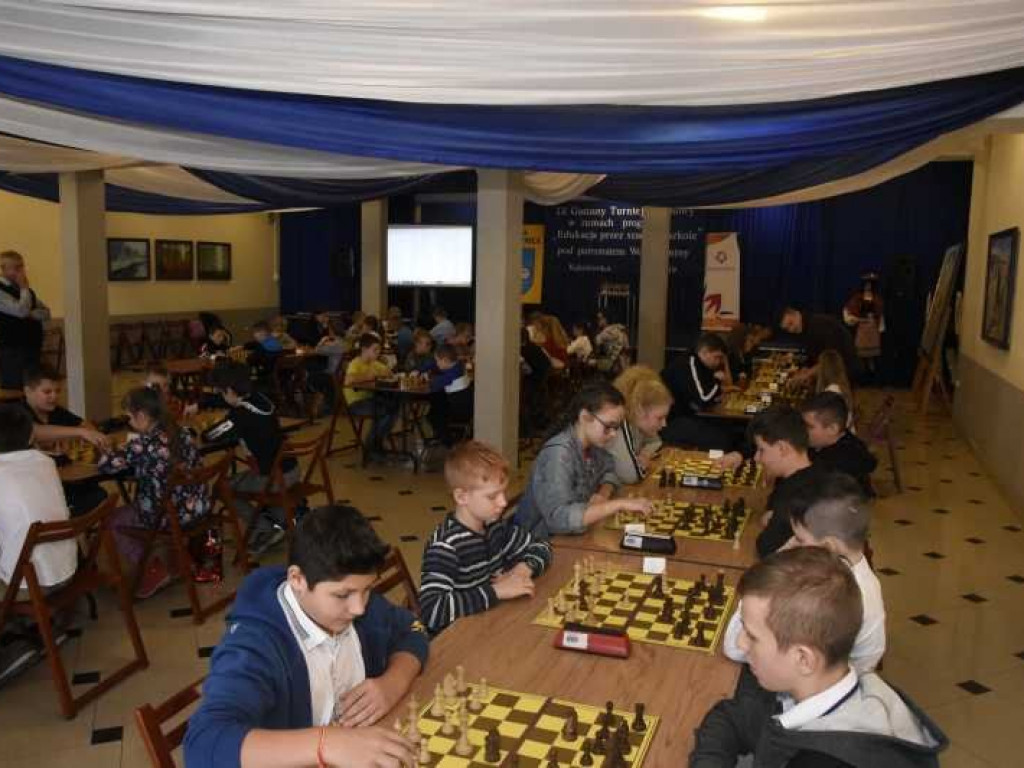 Turniej szachowy w Kąkolewnicy