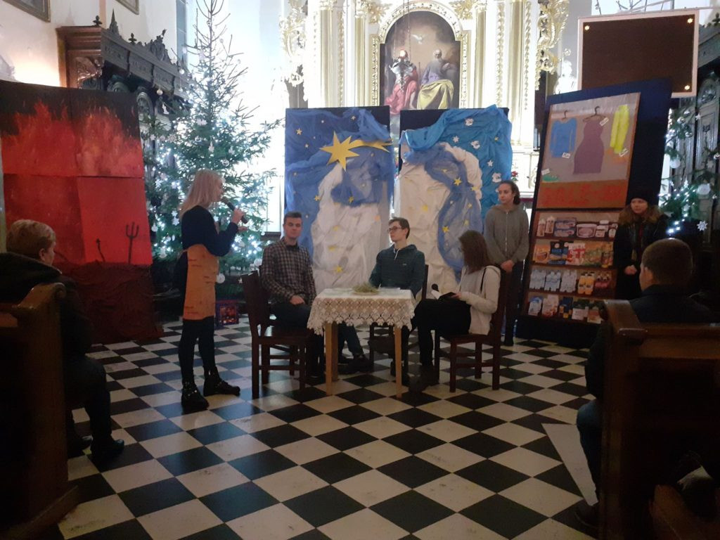 Jasełka uczniów I LO - zdjęcia