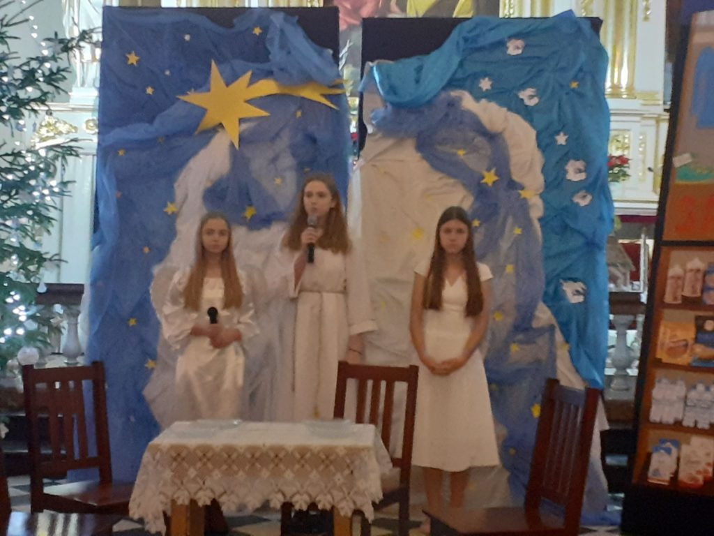 Jasełka uczniów I LO - zdjęcia