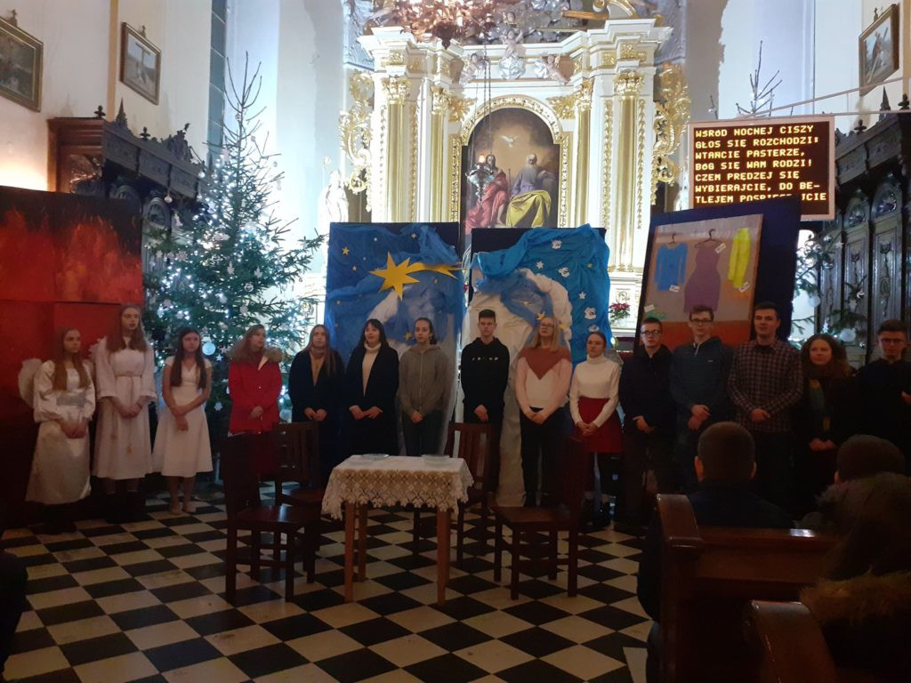 Jasełka uczniów I LO - zdjęcia