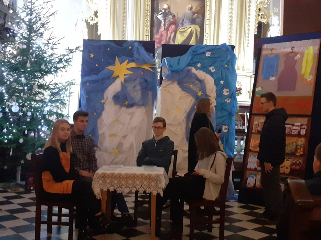 Jasełka uczniów I LO - zdjęcia