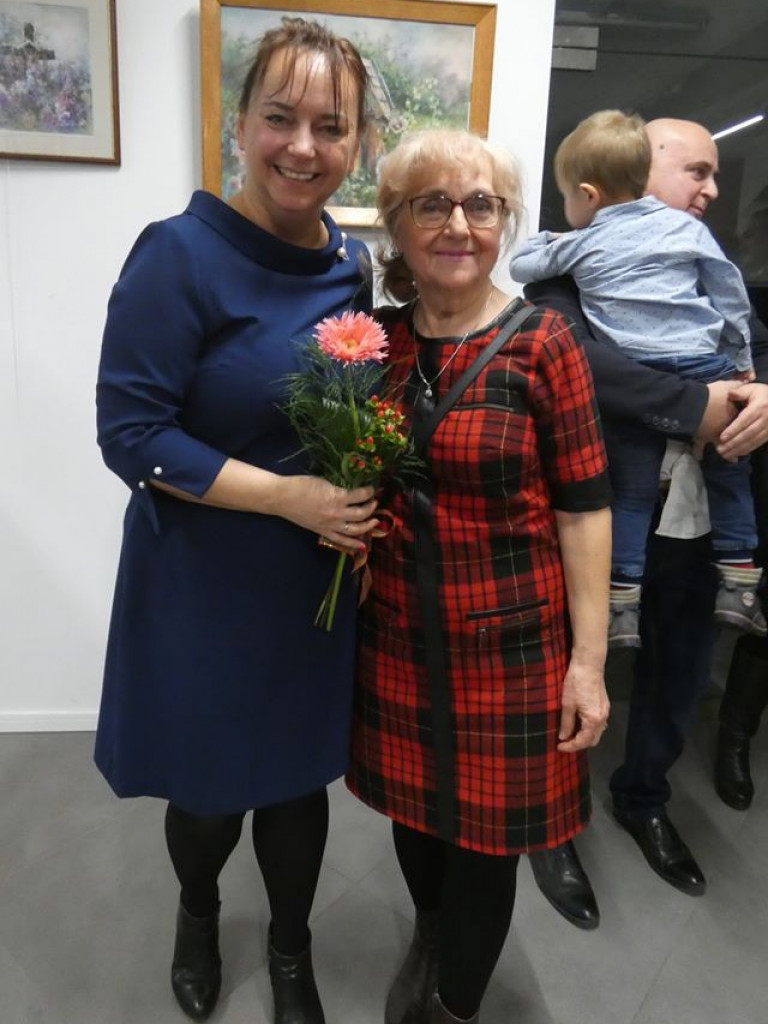 Wystawa prac Ewy Grodzkiej i Urszuli Pietras w Kocku
