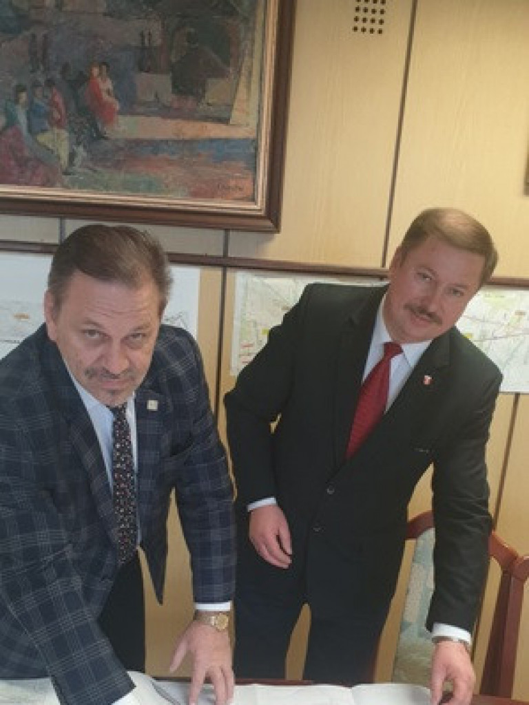 Wójt gminy Radzyń P. z wizytą w GDDKiA