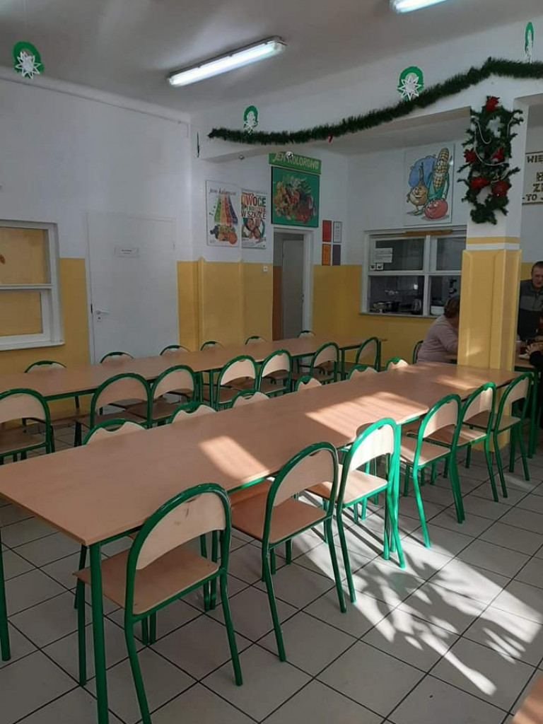 Odnowiona stołówka w SOSW