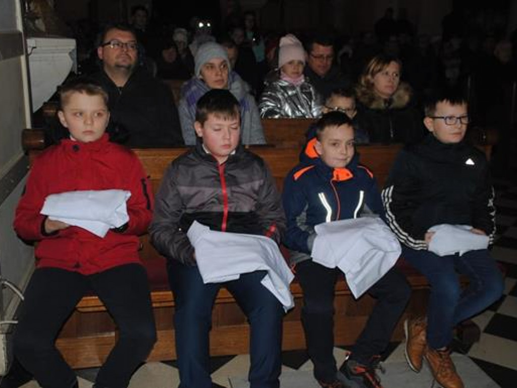 Przyjęcie nowych ministrantów