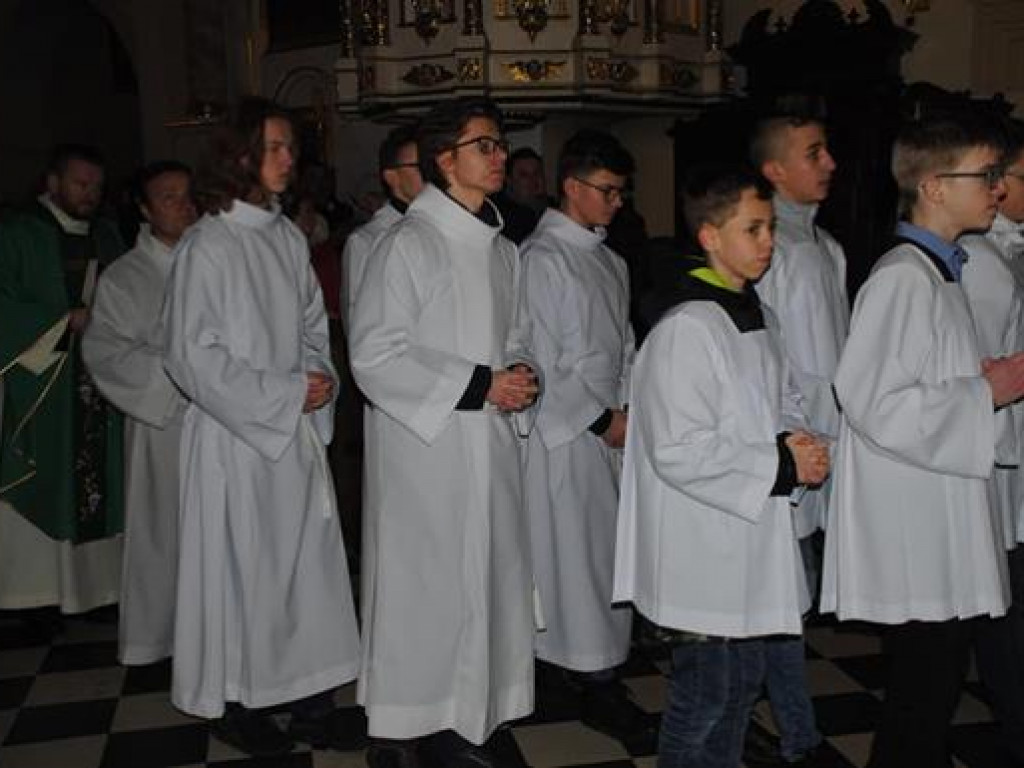 Przyjęcie nowych ministrantów