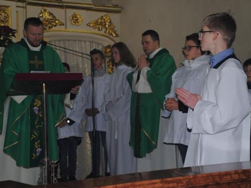 Przyjęcie nowych ministrantów