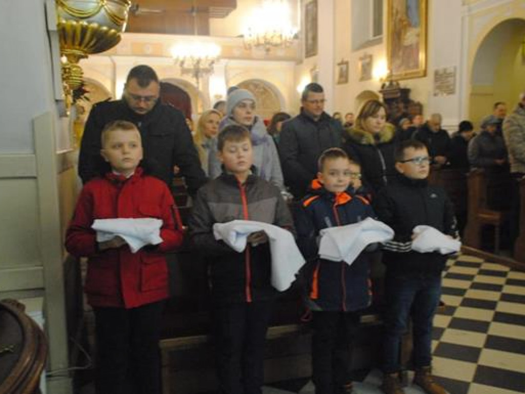 Przyjęcie nowych ministrantów