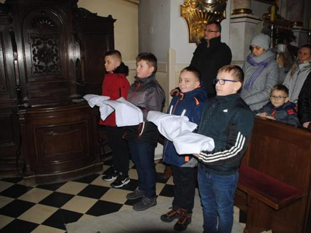 Przyjęcie nowych ministrantów