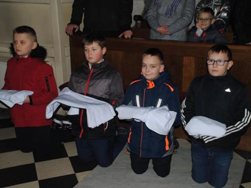 Przyjęcie nowych ministrantów