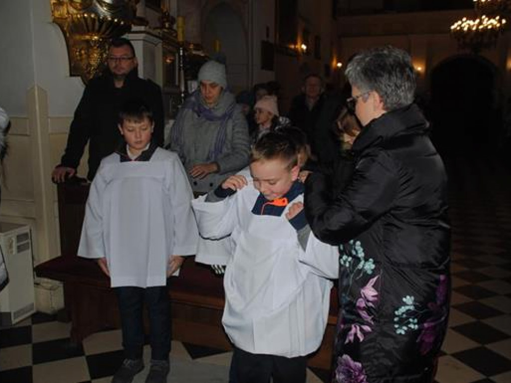 Przyjęcie nowych ministrantów