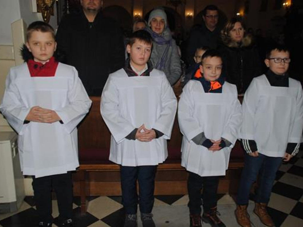 Przyjęcie nowych ministrantów