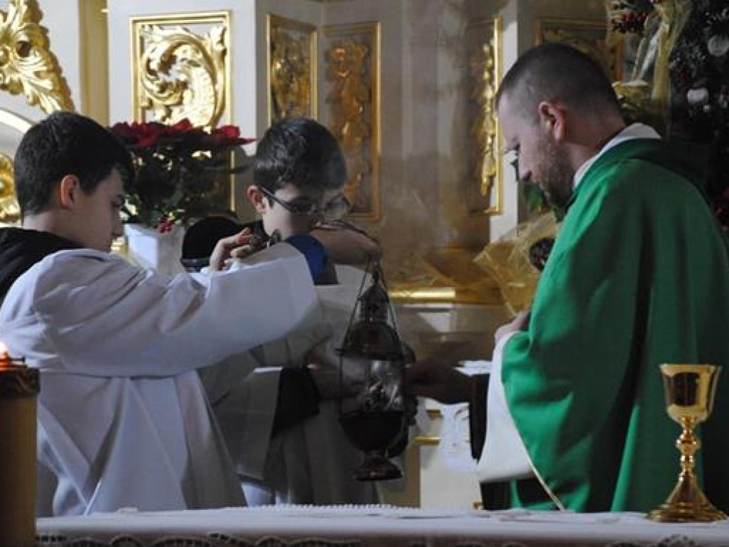 Przyjęcie nowych ministrantów