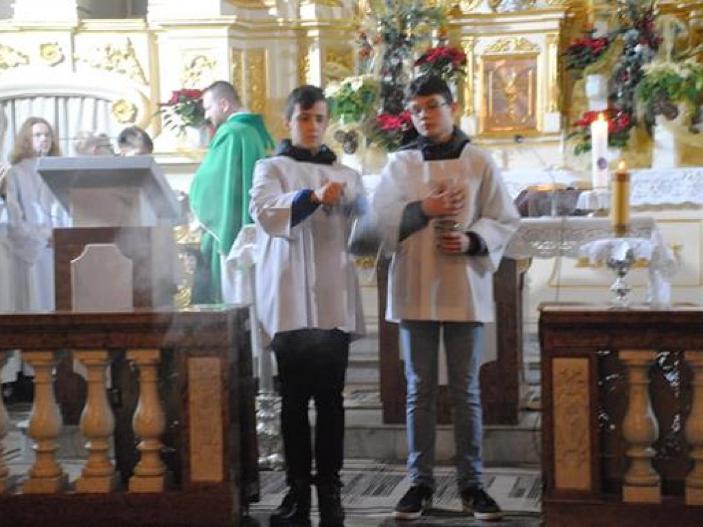 Przyjęcie nowych ministrantów