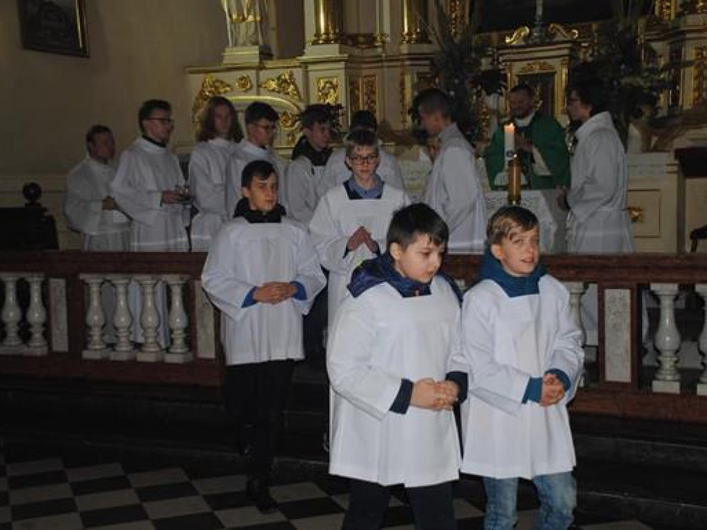 Przyjęcie nowych ministrantów