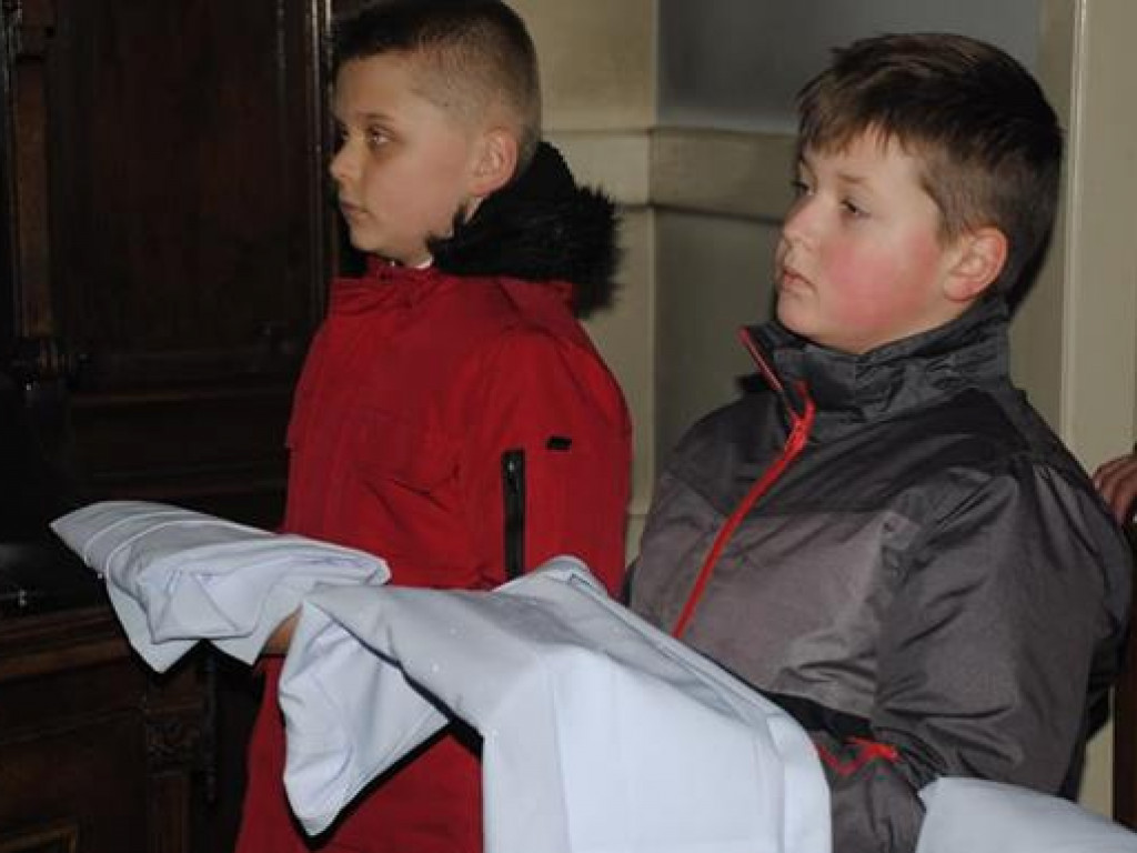 Przyjęcie nowych ministrantów