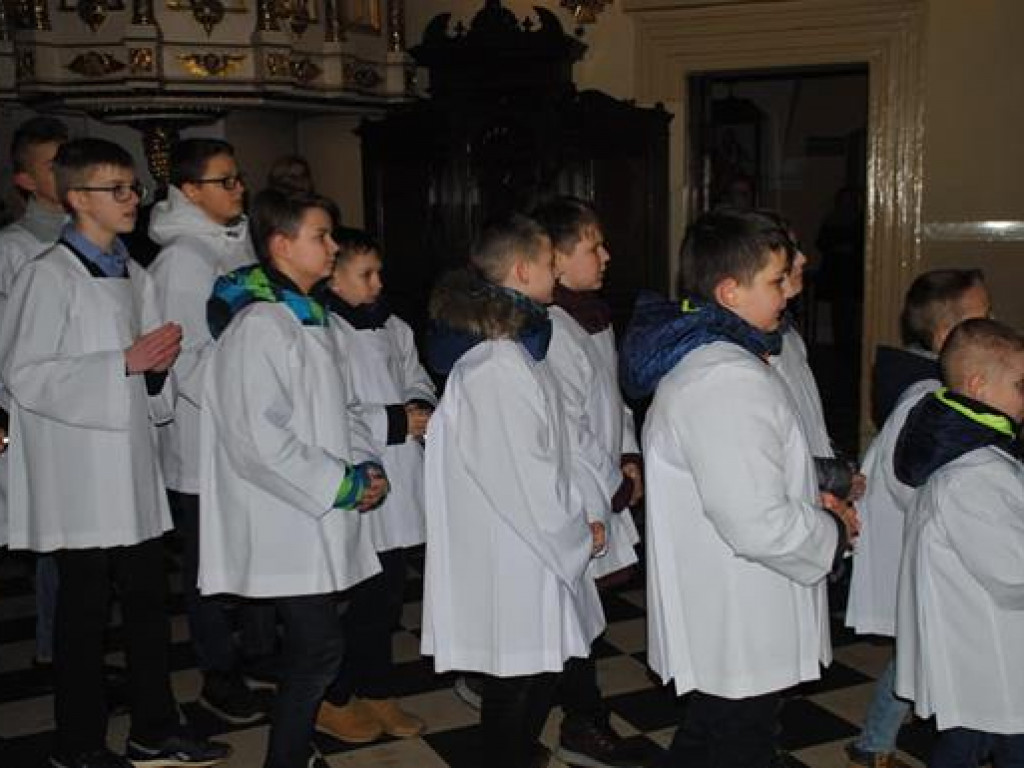 Przyjęcie nowych ministrantów