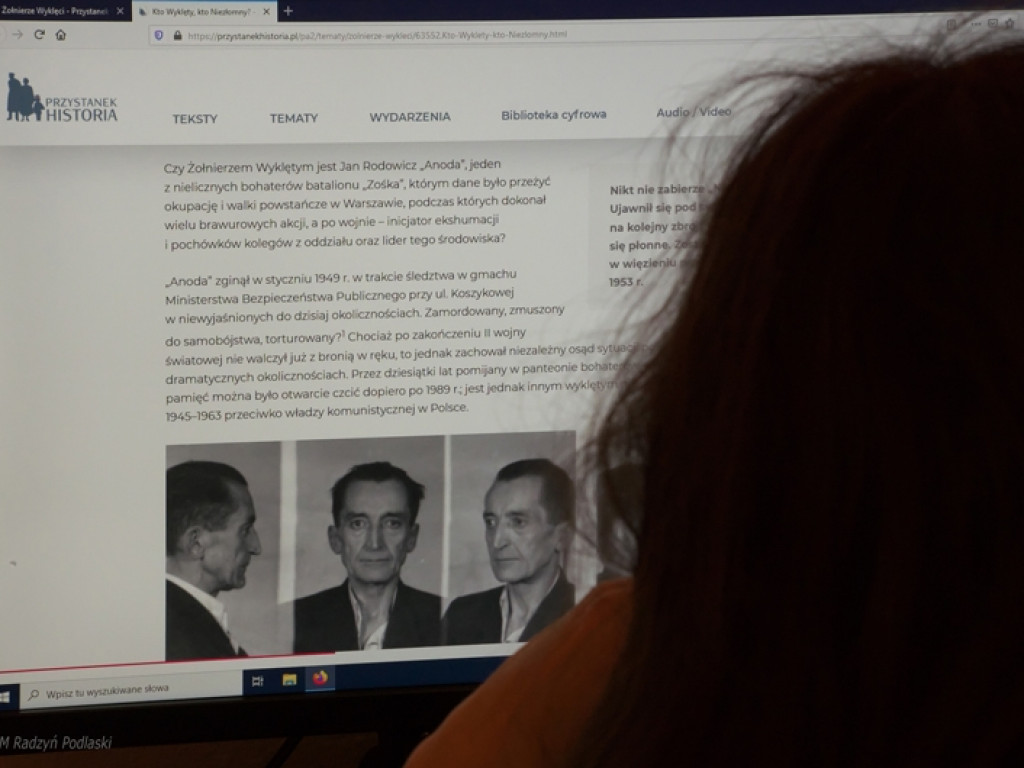 Wystawa i materiały o żołnierzach wyklętych w PSM