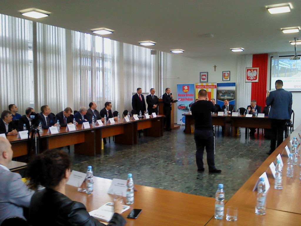 Konferencja w sprawach kolejowych w Radzyniu