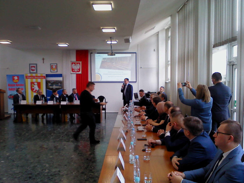 Konferencja w sprawach kolejowych w Radzyniu