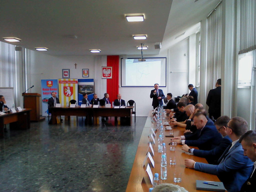 Konferencja w sprawach kolejowych w Radzyniu