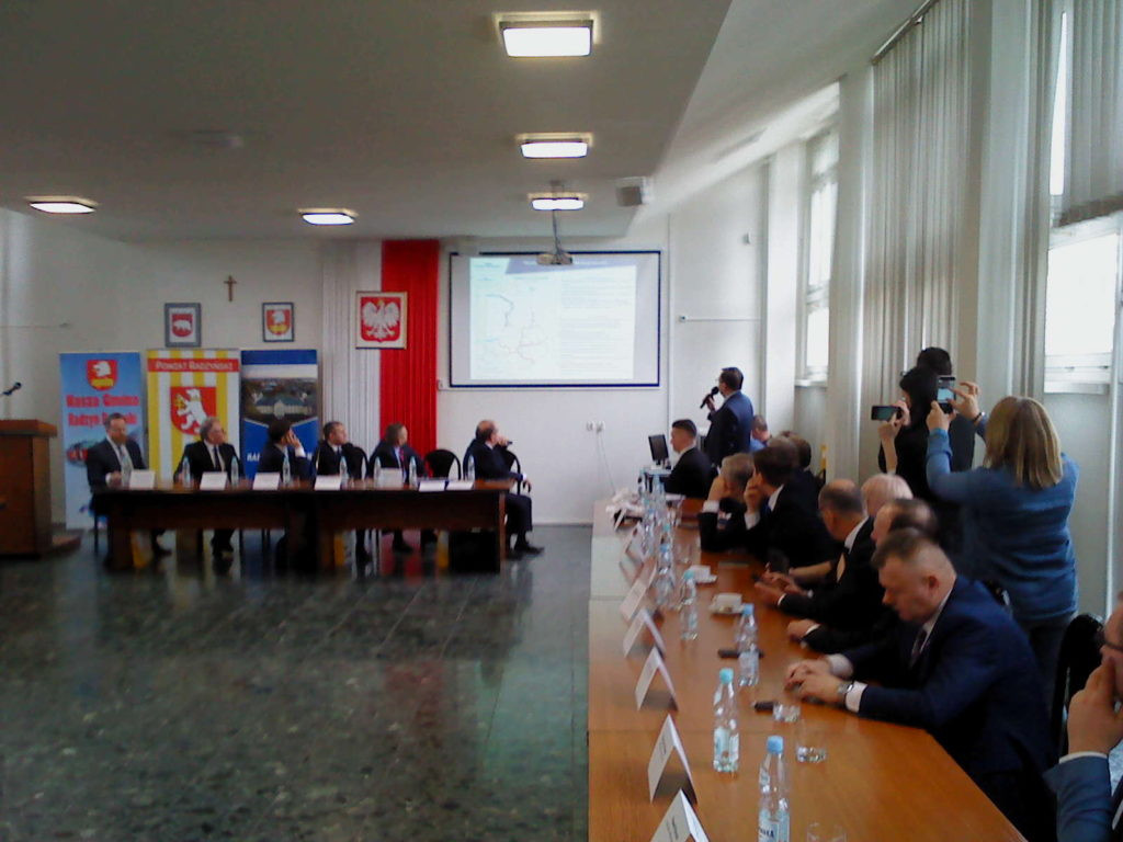 Konferencja w sprawach kolejowych w Radzyniu