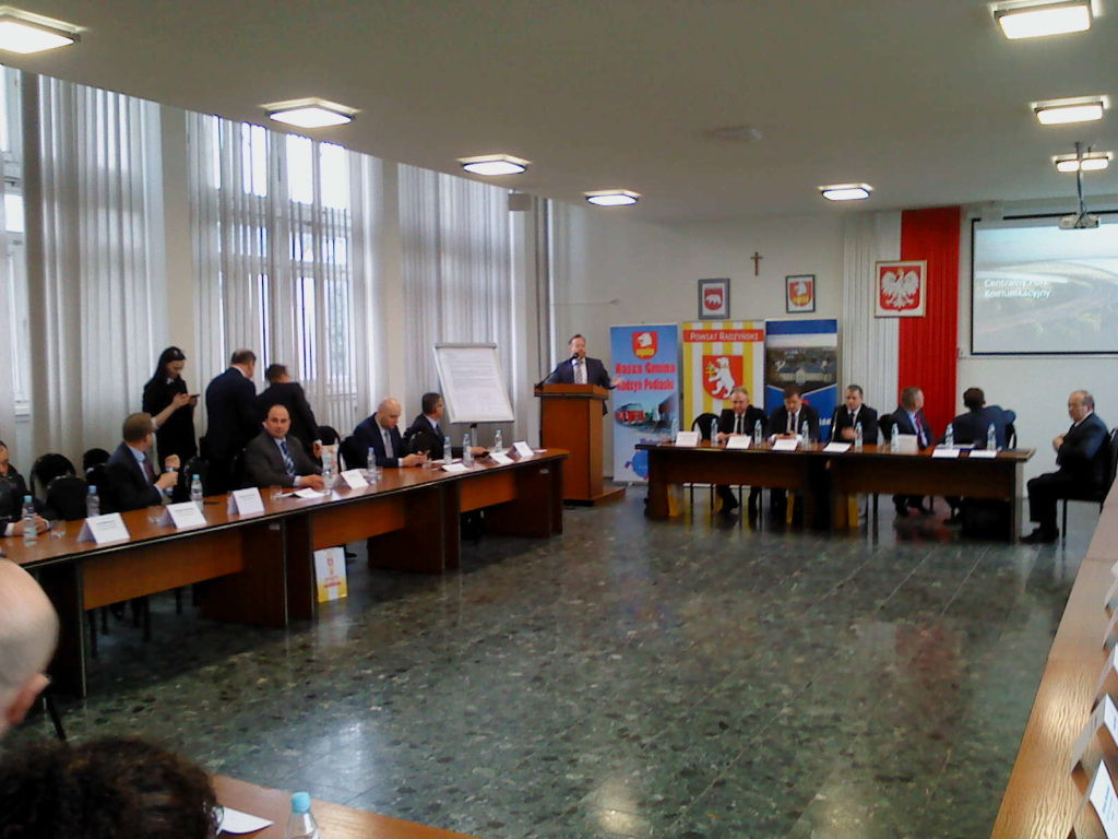 Konferencja w sprawach kolejowych w Radzyniu