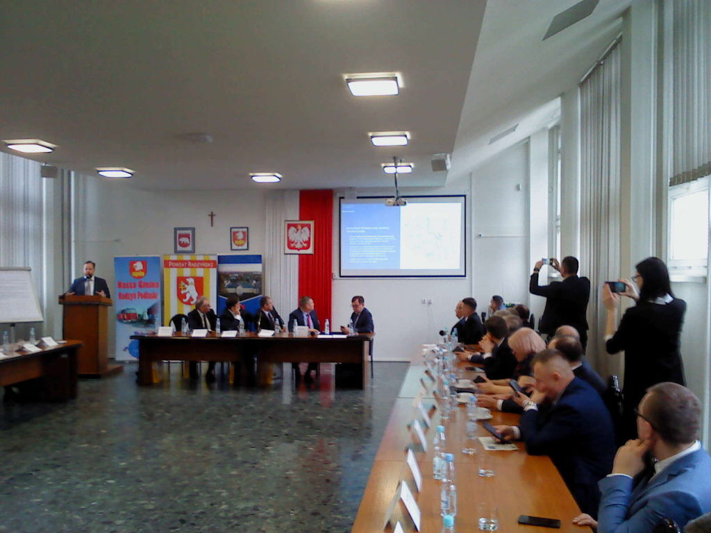 Konferencja w sprawach kolejowych w Radzyniu