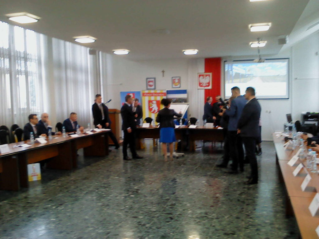 Konferencja w sprawach kolejowych w Radzyniu